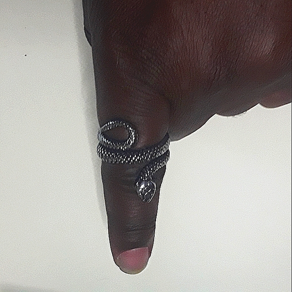 Stainless steel handcrafted ring set size 11 customized unique designs - Picture 2 of 15